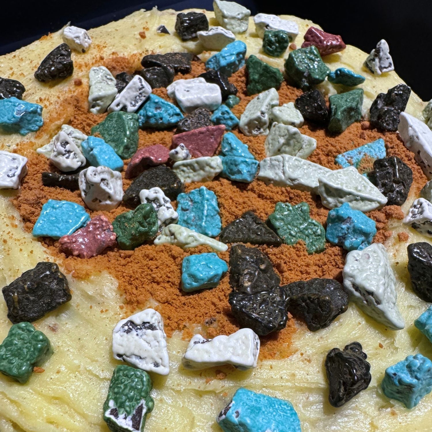 ROX BOX Crystal Mining Birthday Cake