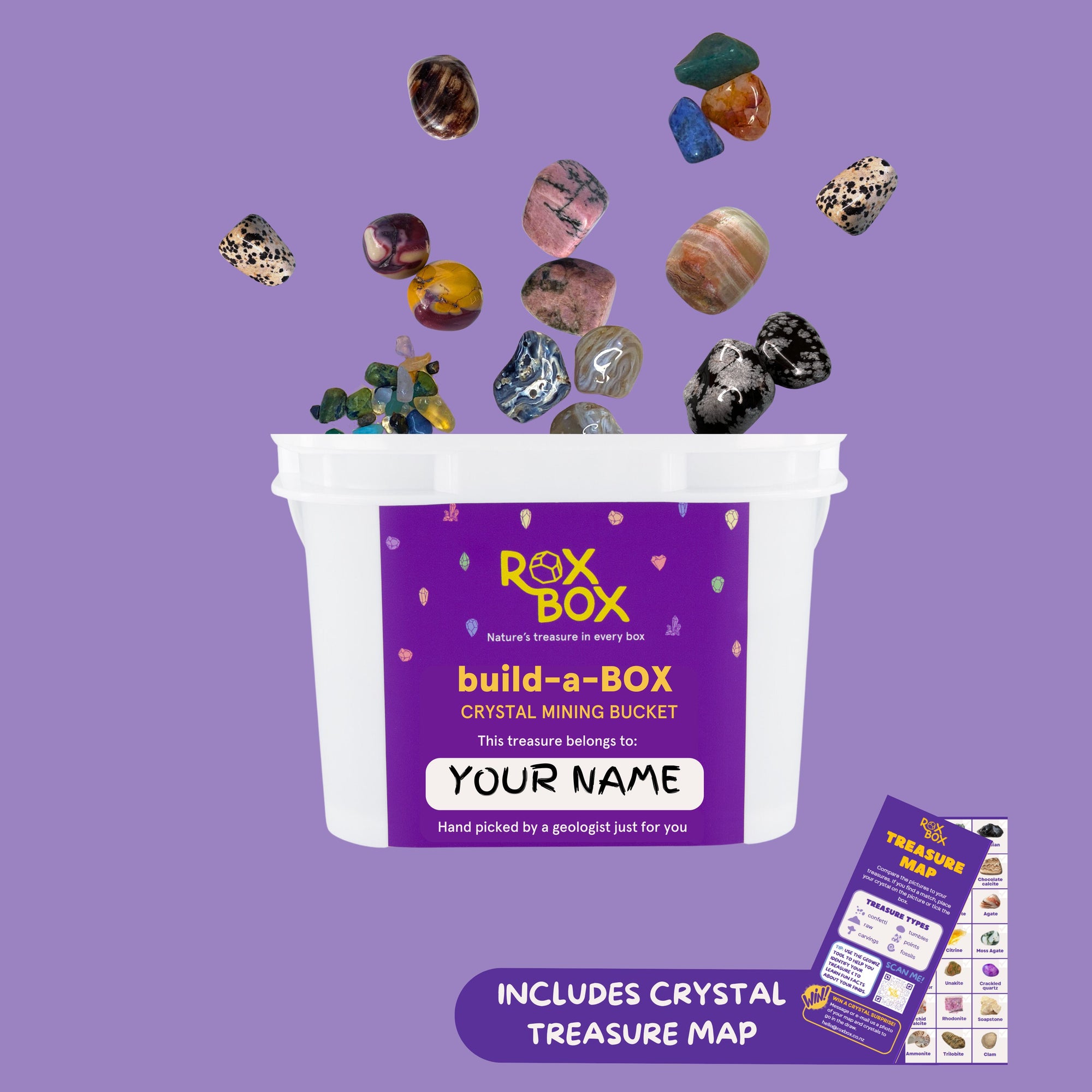 Tumbled Crystal Box