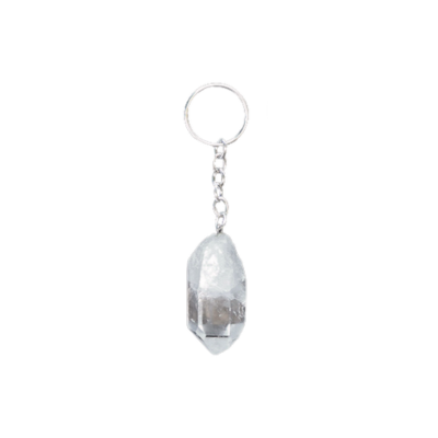 Quartz point keyring