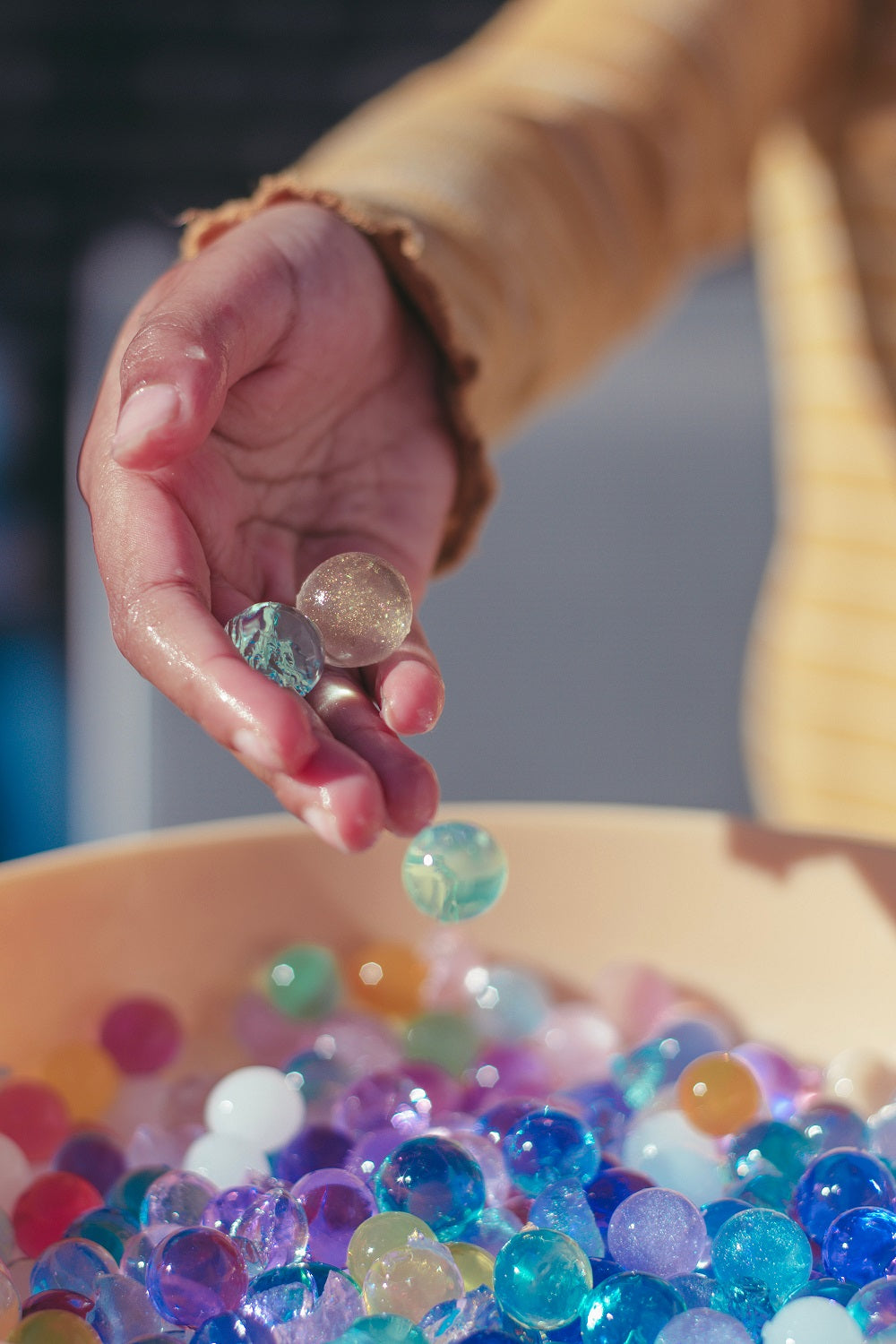 Sensory play with crystals: Tips and ideas