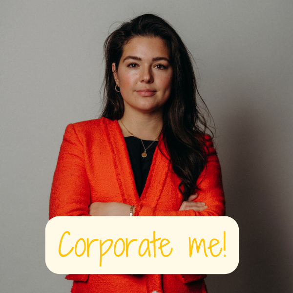 Fiona Nagy in corporate attire