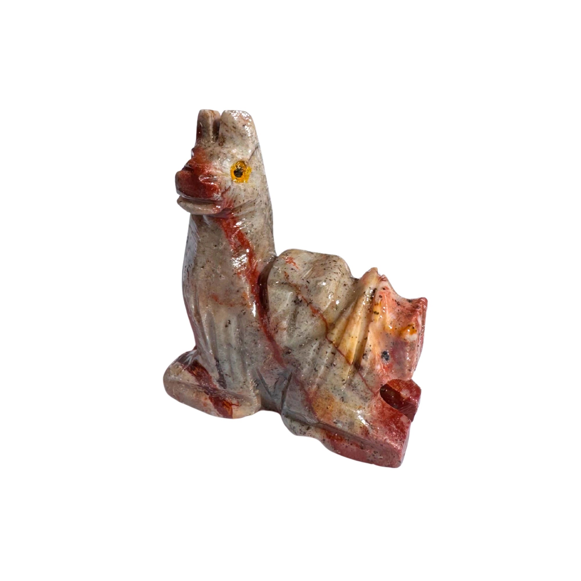Alpaca animal carving