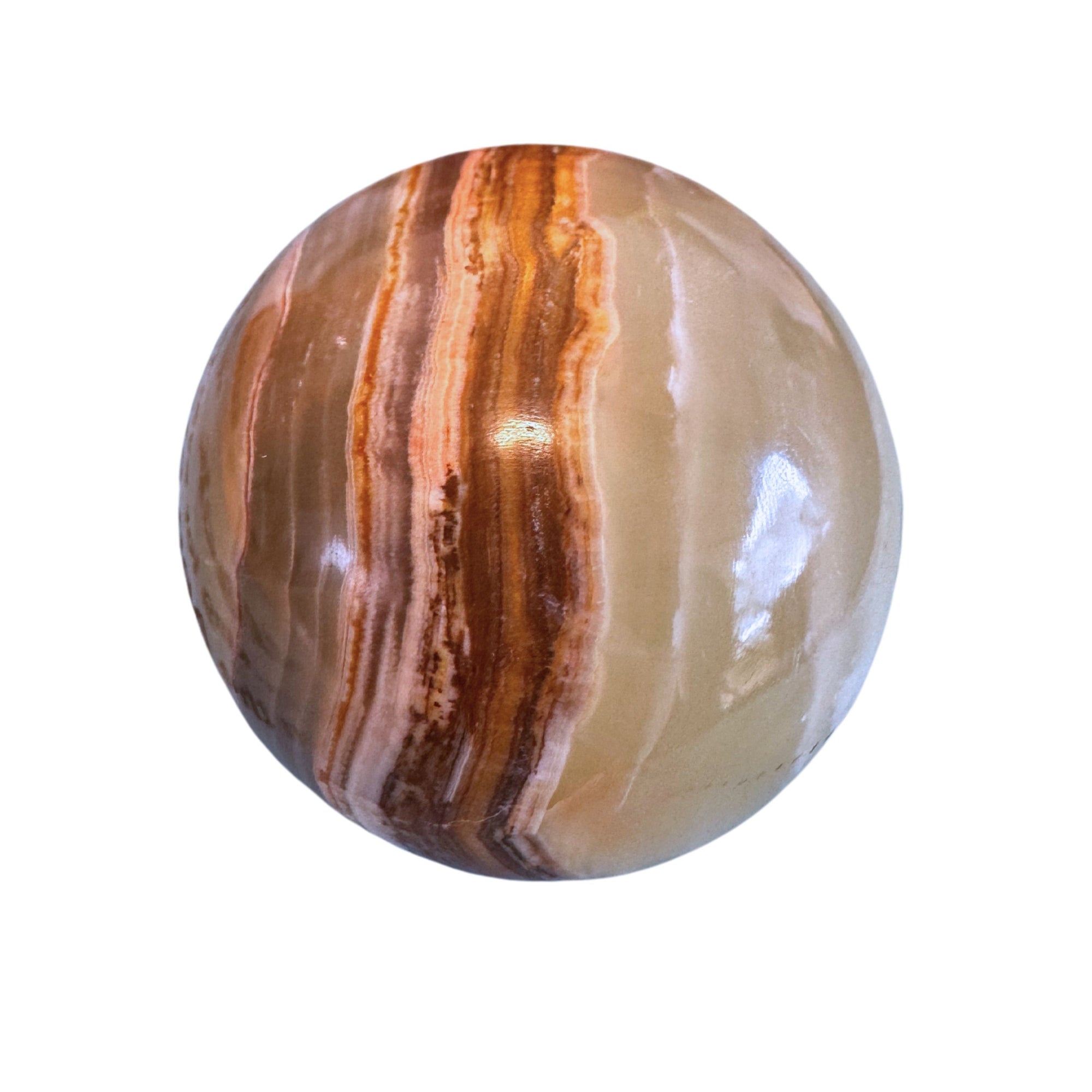 Banded Calcite Sphere