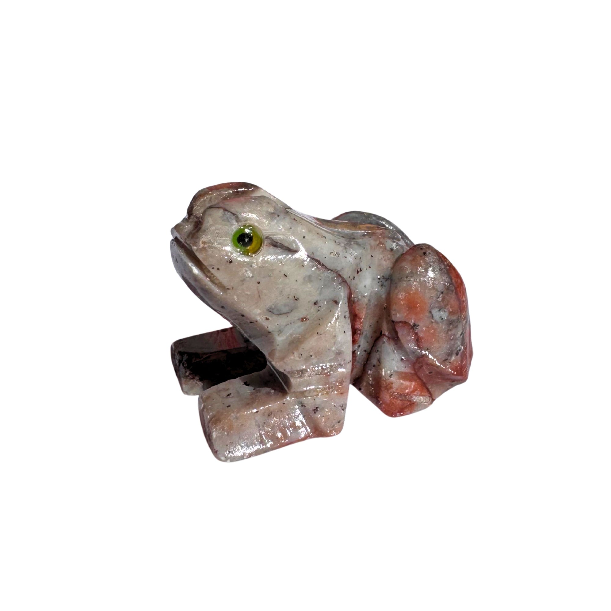 Frog animal carving